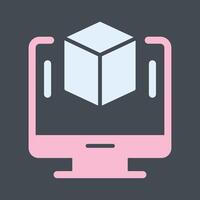 Cube Vector Icon