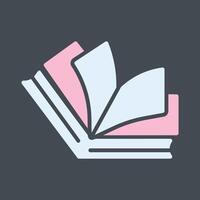 Open Book Vector Icon