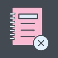 Unchecked Notes Vector Icon