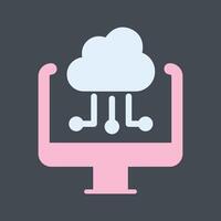 Cloud Computing Vector Icon