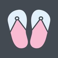 Slippers Vector Icon