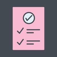 Check Up List Vector Icon
