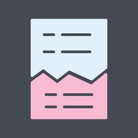 Corrupted List Vector Icon