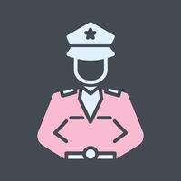 Police Man Vector Icon