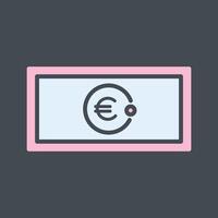 icono de vector de euro