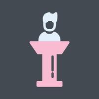 Elected Candidate Vector Icon