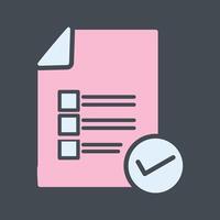 Valid Document Vector Icon