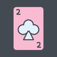 Clubs Card Vector Icon