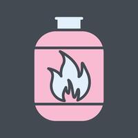 Gas Cylinder Vector Icon