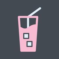 Iced Coffee Vector Icon