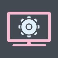 Computer Settings Vector Icon