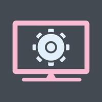 Computer Settings Vector Icon