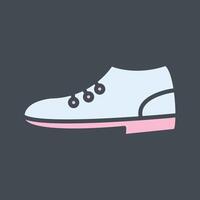 icono de vector de zapatos casuales