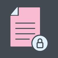 Private Document Vector Icon