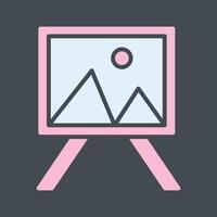 Painting of Canvass Vector Icon