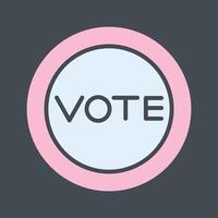 Vote Link Vector Icon