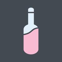 Champagne Bottle Vector Icon