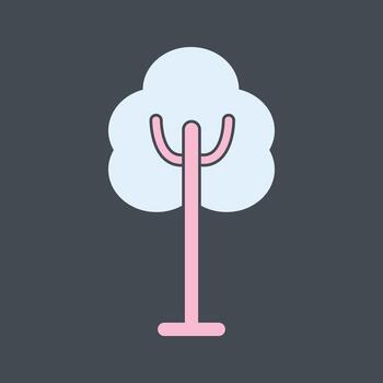icono de vector de árbol