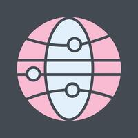 Globe III Vector Icon