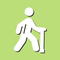 Walking Stick Vector Icon