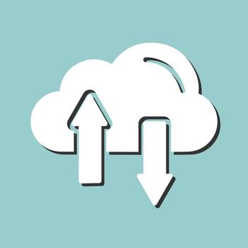 Cloud Storage Vector Icon