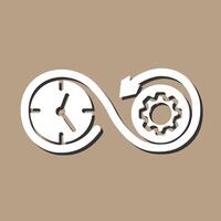 Time Optimization Vector Icon