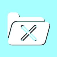 Cancel Folder Vector Icon