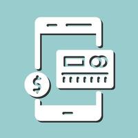 Mobile Banking Vector Icon