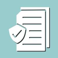 Secure Document Vector Icon