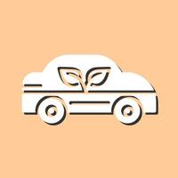 Ecology Car Vector Icon