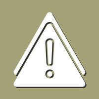 Warning Sign Vector Icon
