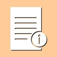 Information Document Vector Icon