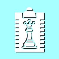 Clipboard Chess Vector Icon