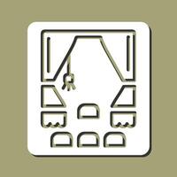Curtain Vector Icon