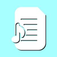 Audio Document Vector Icon