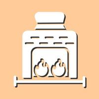 Coal Furnace Vector Icon