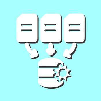 Data Processing Vector Icon