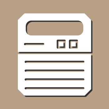 Calculator Vector Icon