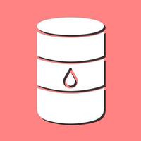 Oil Barrel Vector Icon