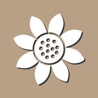 Sunflower Vector Icon