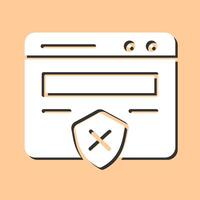 Unprotected Website Vector Icon