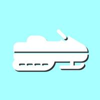 Snowmobile Vector Icon