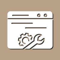 Web Maintenance Vector Icon