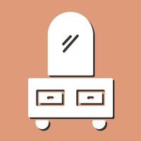 Dressing Table Vector Icon