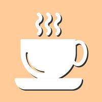 icono de vector de taza de café