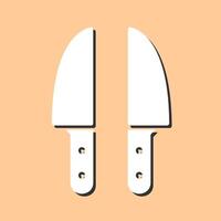 icono de vector de cuchillo