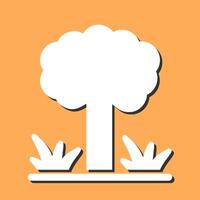 icono de vector de árbol