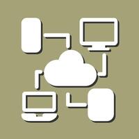 Cloud Computing Vector Icon