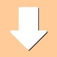 Down Vector Icon
