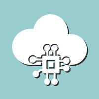 Cloud Computing Vector Icon